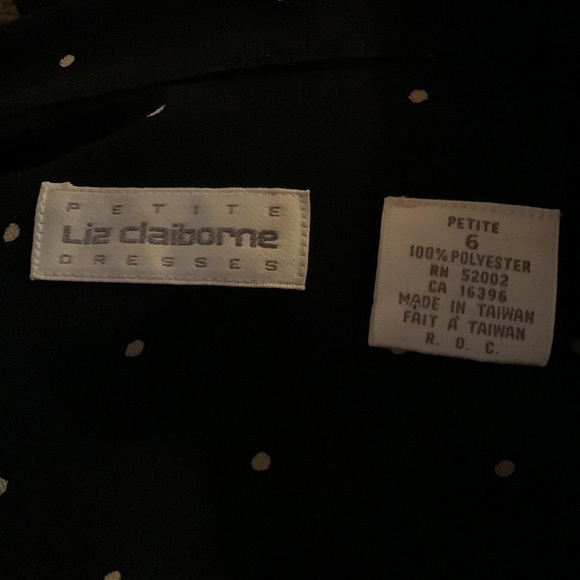 Vintage 80s Polka Dot Print Button Front Long Sleeve Collared Midi Wrap Dress - Picture 16 of 16